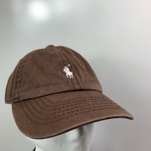 brown polo cap